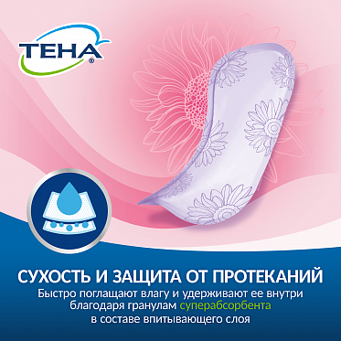 TЕНА Lady Active Ultra Mini <br> Ультратонкие урологические прокладки