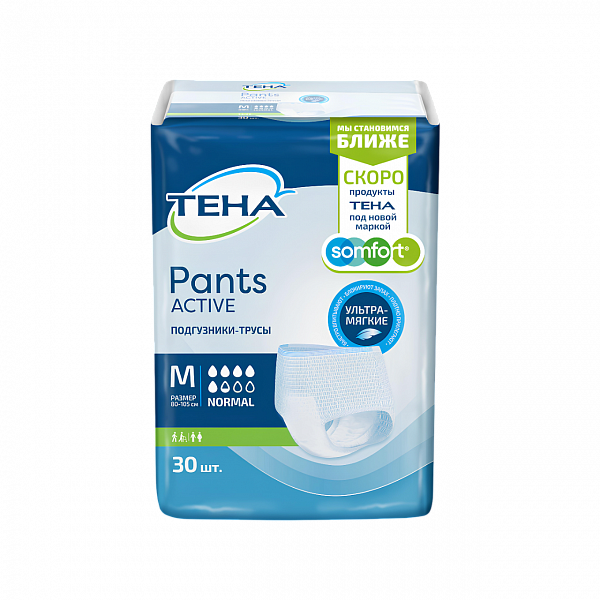 ТЕНА Pants Active Normal <br> Подгузники-трусы . '123'