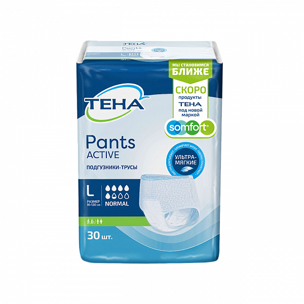 ТЕНА Pants Active Normal <br> Подгузники-трусы . '123'