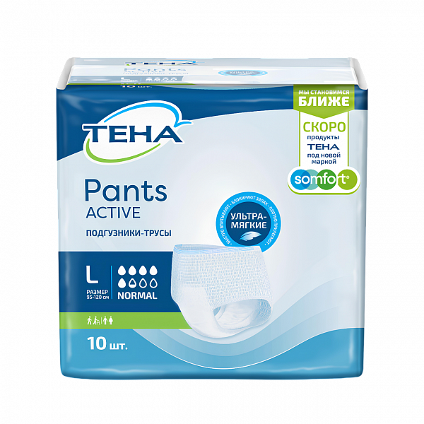 ТЕНА Pants Active Normal <br> Подгузники-трусы . '123'