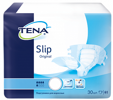 ТЕНА Slip Original <br>Подгузники для ухода при недержании