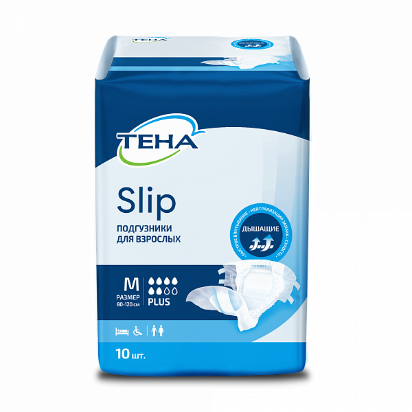 ТЕНА Slip Plus <br>Подгузники для взрослых . '123'