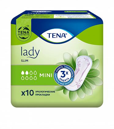 ТЕНА Lady Slim Mini <br>Впитывающие прокладки для женщин